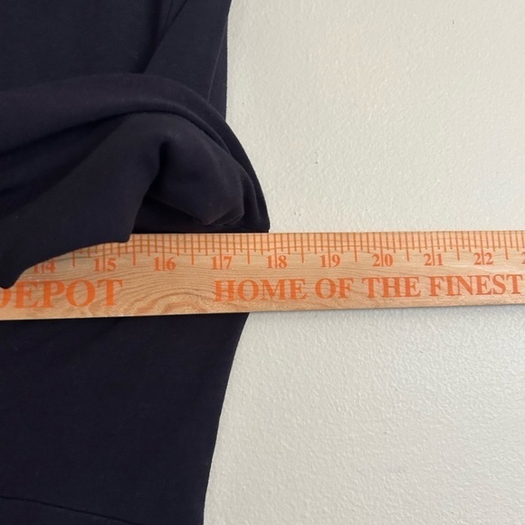 Garnet hill Stretchy Long Sleeve Black fit flare Midi Dress Size S - Picture 5 of 7